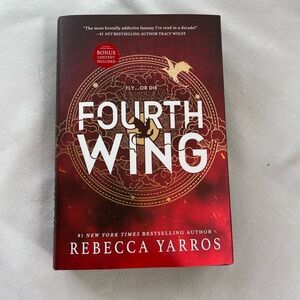 Fourth Wing Bonus Content Special Edition by Rebecca Yarros Hardcover